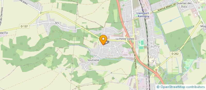 localisation de l'entreprise MONSIEUR JIMMY MATHURIN  CAUFFRY