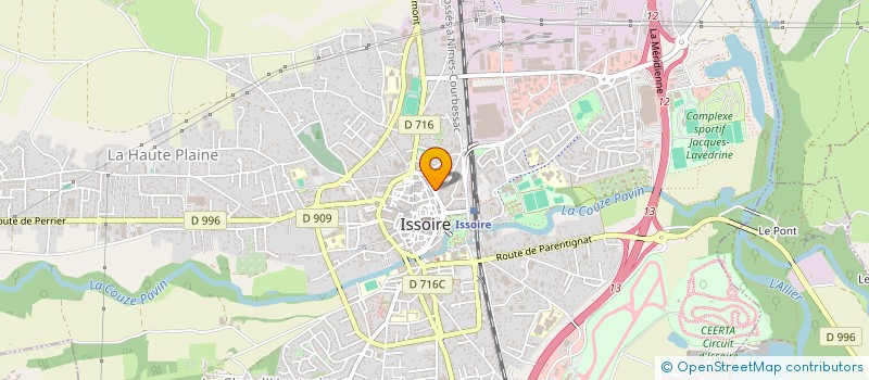 localisation de l'entreprise MONSIEUR JIMMY MATRON  ISSOIRE