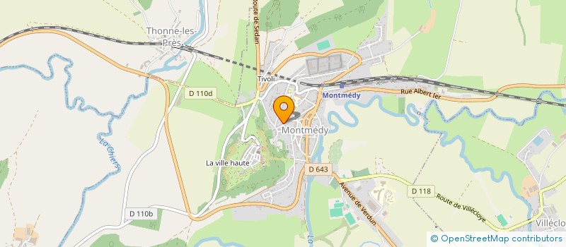 localisation de l'entreprise MONSIEUR JIMMY MAURICE  MONTMEDY