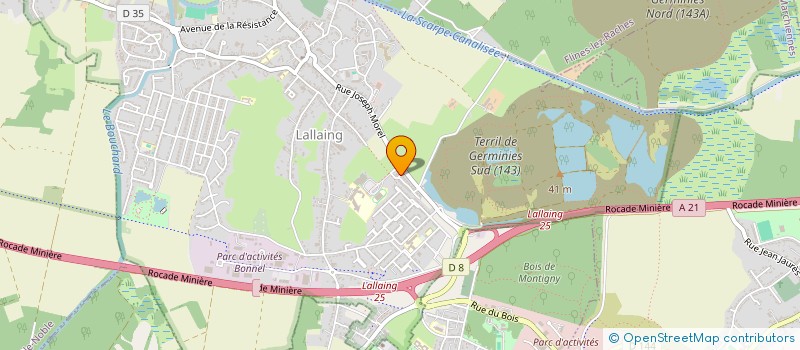 localisation de l'entreprise MONSIEUR JIMMY MAVEL  LALLAING