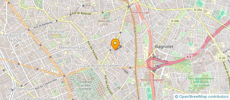 localisation de l'entreprise MONSIEUR JIMMY MEUNIER  PARIS