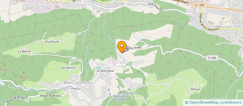 localisation de l'entreprise MONSIEUR JIMMY MOITY  MONT-SAXONNEX