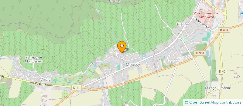 localisation de l'entreprise MONSIEUR JIMMY MOLAND  MOUSSY