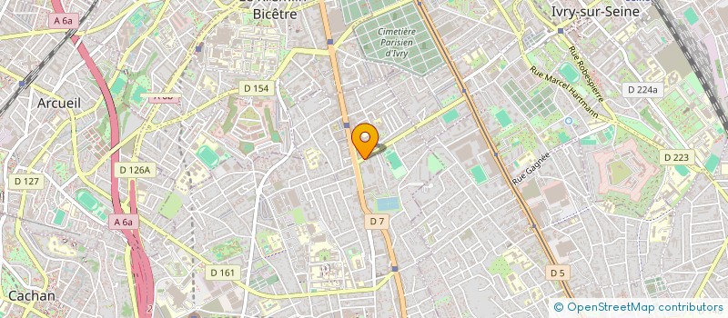 localisation de l'entreprise MONSIEUR JIMMY MONNERIE  VILLEJUIF