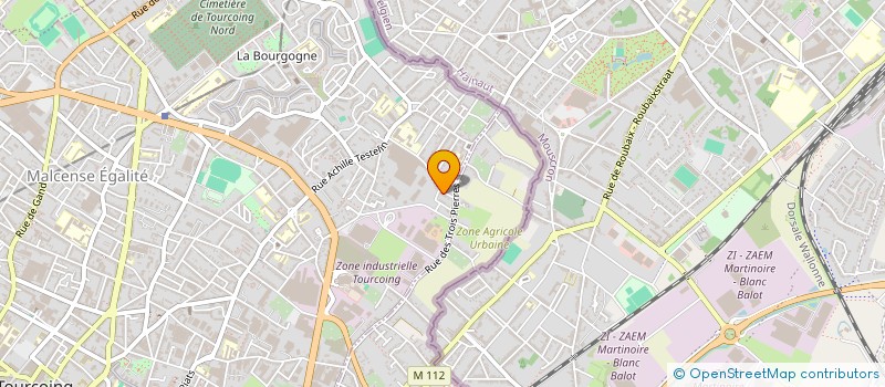 localisation de l'entreprise MONSIEUR JIMMY MOUTIER  TOURCOING