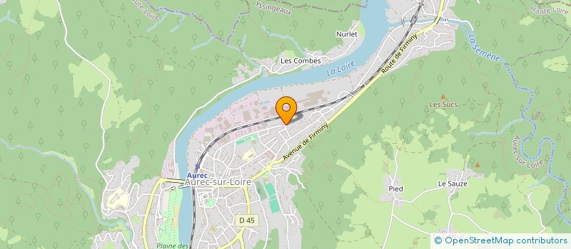 localisation de l'entreprise MONSIEUR JIMMY MULLER à AUREC-SUR-LOIRE