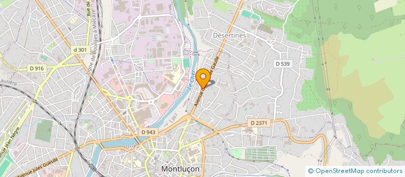 localisation de l'entreprise MONSIEUR JIMMY MULLER  MONTLUCON