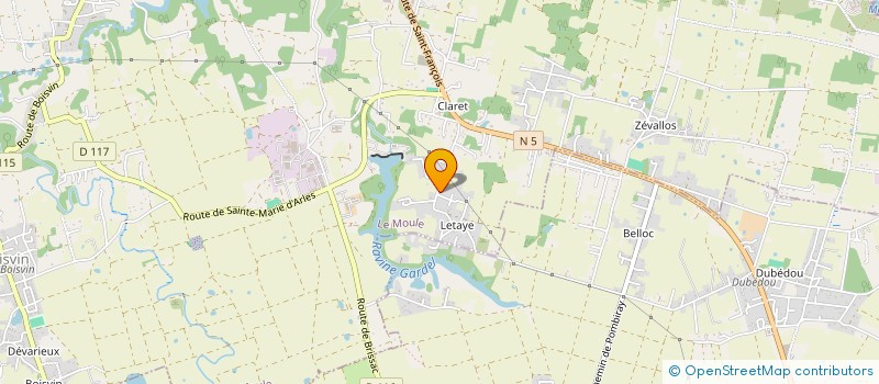 localisation de l'entreprise MONSIEUR JIMMY NATHOU  LE MOULE