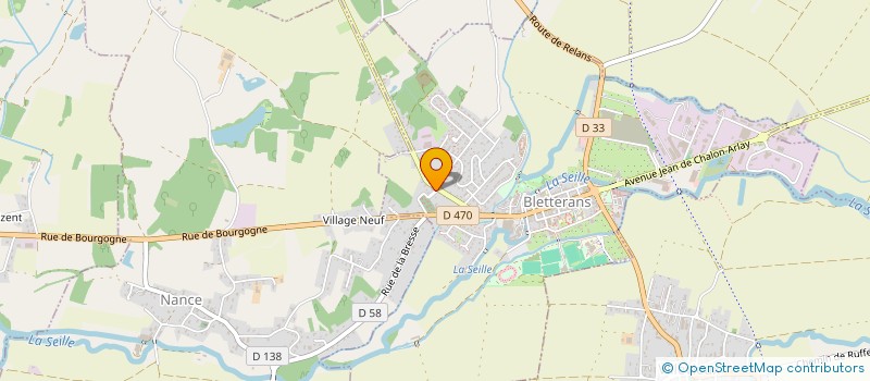 localisation de l'entreprise MONSIEUR JIMMY NEUVILLE  BLETTERANS