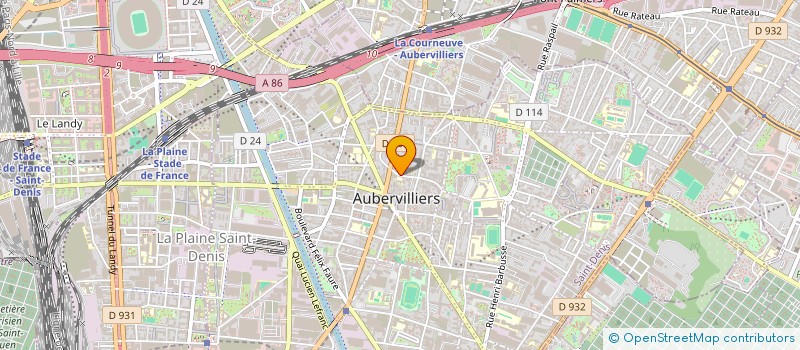 localisation de l'entreprise MONSIEUR JIMMY NGO  AUBERVILLIERS