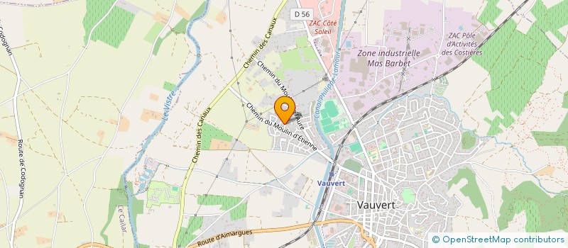 localisation de l'entreprise MONSIEUR JIMMY NOWAKOWSKI  VAUVERT