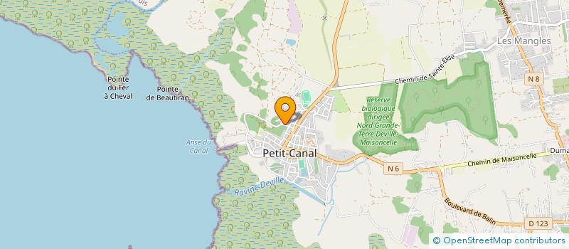 localisation de l'entreprise MONSIEUR JIMMY PANDORE à PETIT-CANAL