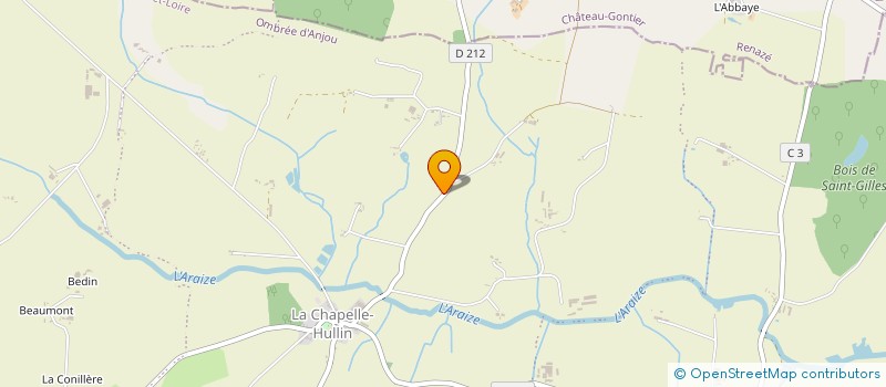 localisation de l'entreprise MONSIEUR JIMMY PARIS  OMBREE D'ANJOU