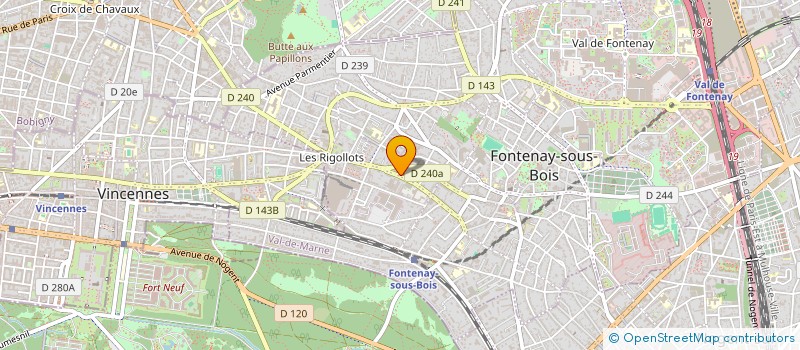 localisation de l'entreprise MONSIEUR JIMMY PECQUEUR à FONTENAY-SOUS-BOIS