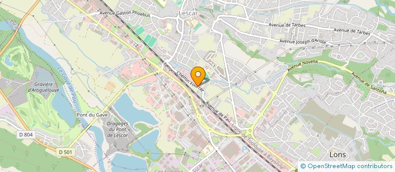 localisation de l'entreprise MONSIEUR JIMMY PEREIRA TIMOTEO  LESCAR