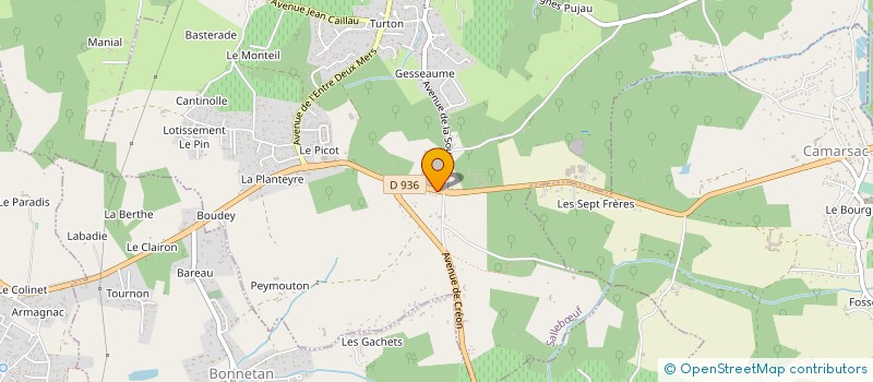 localisation de l'entreprise MONSIEUR JIMMY PERRIN  SALLEBUF