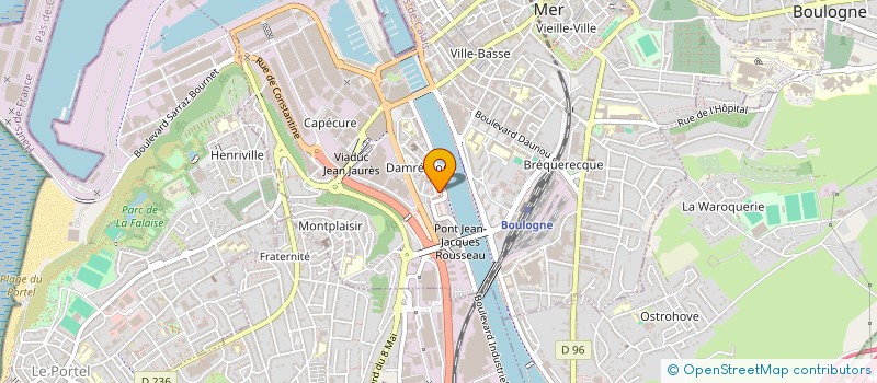 localisation de l'entreprise MONSIEUR JIMMY PETIT à BOULOGNE-SUR-MER