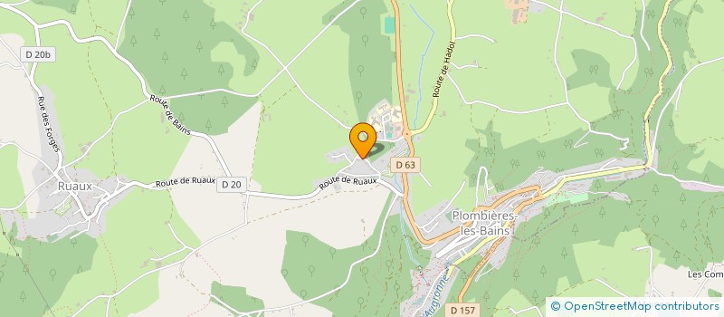 localisation de l'entreprise MONSIEUR JIMMY PETITJEAN  PLOMBIERES-LES-BAINS