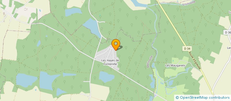 localisation de l'entreprise MONSIEUR JIMMY PIN  MERINVILLE