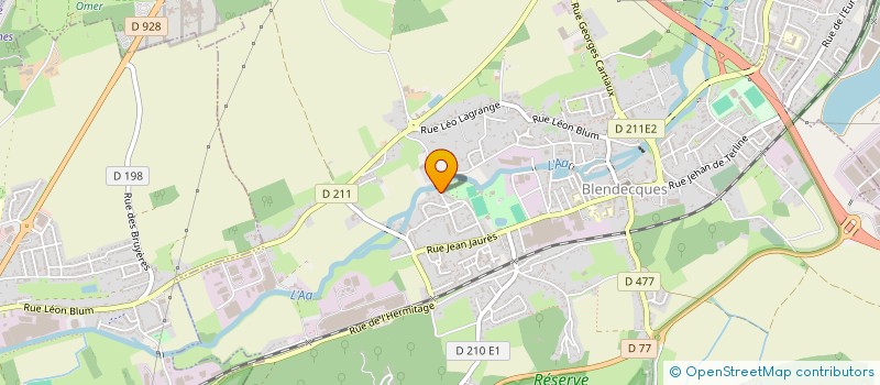 localisation de l'entreprise MONSIEUR JIMMY PINGRIVEAUX  BLENDECQUES