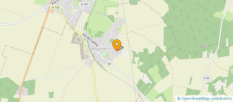 localisation de l'entreprise MONSIEUR JIMMY PONTILLON  MOYVILLERS