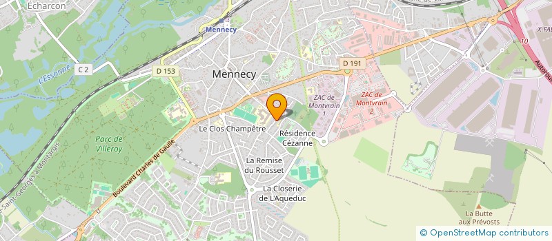 localisation de l'entreprise MONSIEUR JIMMY PORTIER à MENNECY