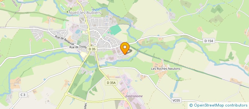 localisation de l'entreprise MONSIEUR JIMMY POTHIER  NUEIL-LES-AUBIERS