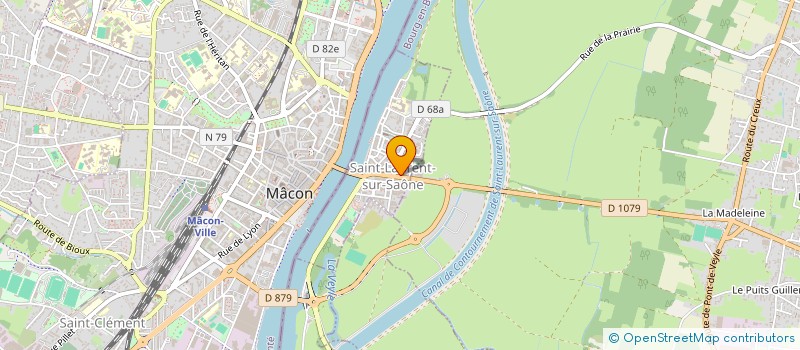 localisation de l'entreprise MONSIEUR JIMMY POULAIN  SAINT-LAURENT-SUR-SAONE