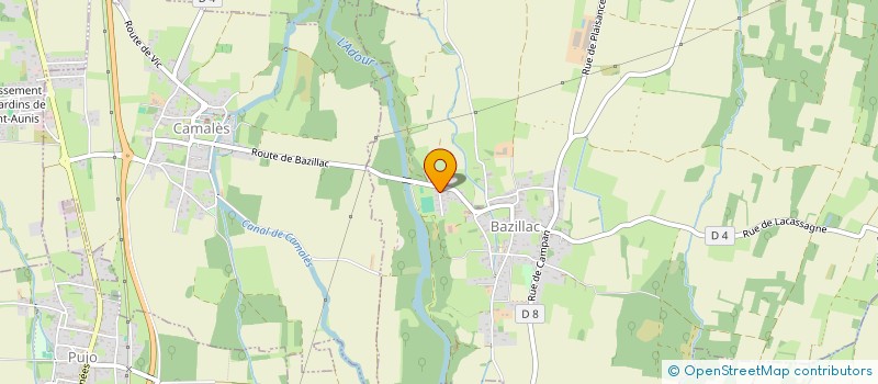 localisation de l'entreprise MONSIEUR JIMMY RABUSSEAU  BAZILLAC