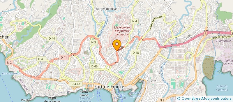 localisation de l'entreprise MONSIEUR JIMMY RAVON  FORT-DE-FRANCE