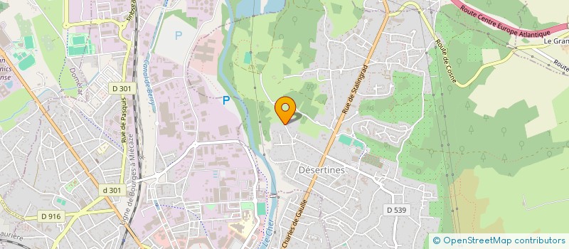 localisation de l'entreprise MONSIEUR JIMMY REINARD  DESERTINES