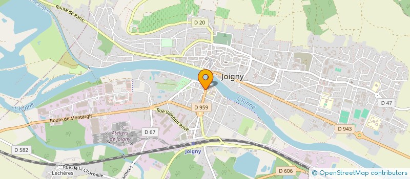 localisation de l'entreprise MONSIEUR JIMMY RENARD à JOIGNY