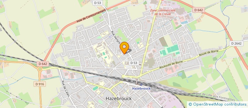 localisation de l'entreprise MONSIEUR JIMMY RENAUX  HAZEBROUCK