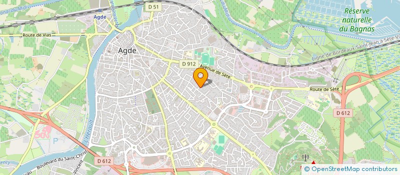 localisation de l'entreprise MONSIEUR JIMMY REY  AGDE