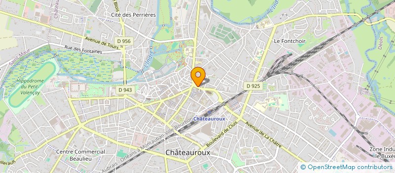 localisation de l'entreprise MONSIEUR JIMMY RIVIERE à CHATEAUROUX