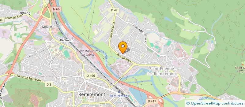 localisation de l'entreprise MONSIEUR JIMMY RIVOT  SAINT-ETIENNE-LES-REMIREMONT