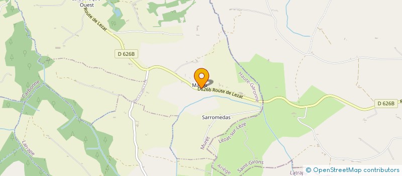 localisation de l'entreprise MONSIEUR JIMMY ROCKY-JUNIOR DUCROT  LACAUGNE