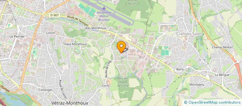 localisation de l'entreprise MONSIEUR JIMMY ROSSET  VETRAZ-MONTHOUX