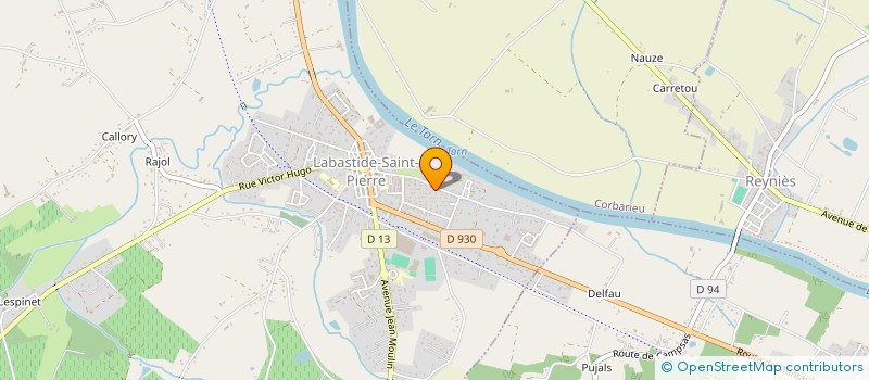 localisation de l'entreprise MONSIEUR JIMMY ROUILLON  LABASTIDE-SAINT-PIERRE