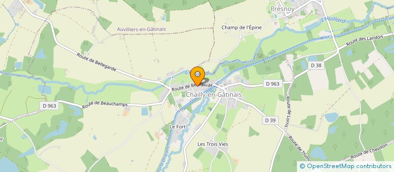 localisation de l'entreprise MONSIEUR JIMMY ROUSSELOT  CHAILLY-EN-GATINAIS