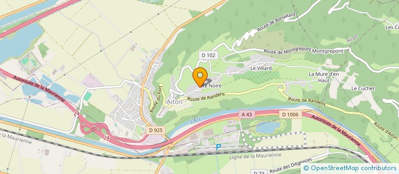 localisation de l'entreprise MONSIEUR JIMMY ROUX  AITON