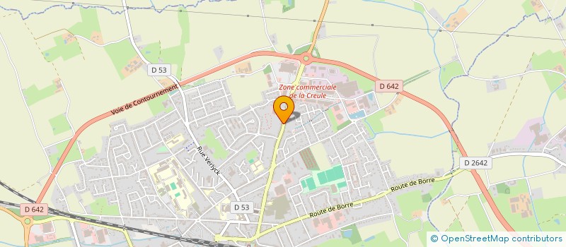 localisation de l'entreprise MONSIEUR JIMMY ROUX  HAZEBROUCK