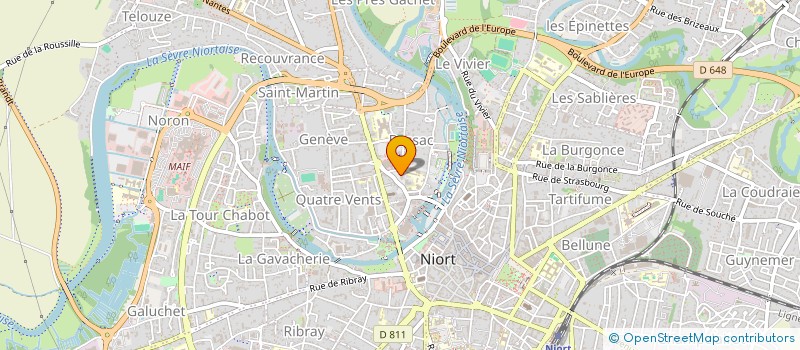 localisation de l'entreprise MONSIEUR JIMMY ROY à NIORT