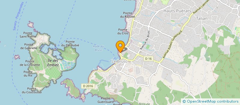 localisation de l'entreprise MONSIEUR JIMMY RUAS à SIX-FOURS-LES-PLAGES