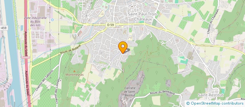 localisation de l'entreprise MONSIEUR JIMMY RUBILLON  SAINT-PAUL-TROIS-CHATEAUX