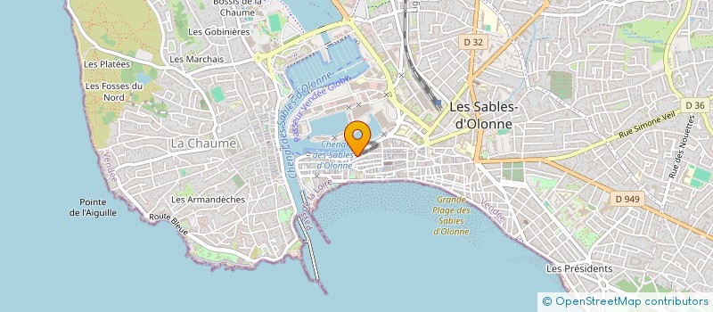 localisation de l'entreprise MONSIEUR JIMMY SCHNEIDER  LES SABLES-D'OLONNE