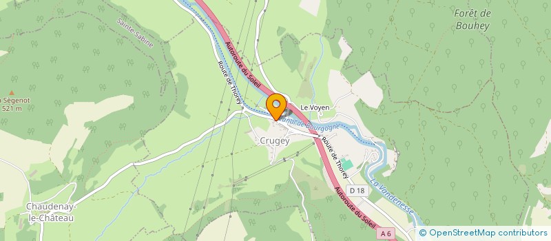 localisation de l'entreprise MONSIEUR JIMMY SIRHENRY  CRUGEY