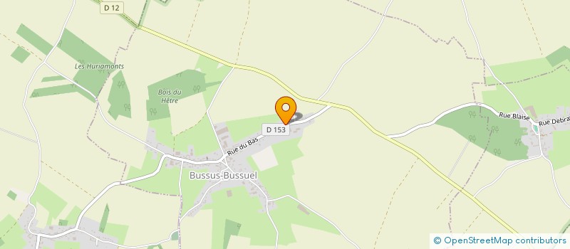 localisation de l'entreprise MONSIEUR JIMMY TELLIER  BUSSUS-BUSSUEL