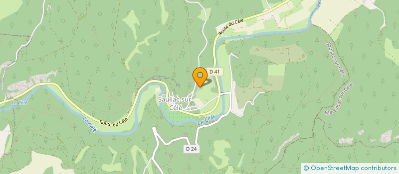 localisation de l'entreprise MONSIEUR JIMMY TEULIERES  SAULIAC-SUR-CELE