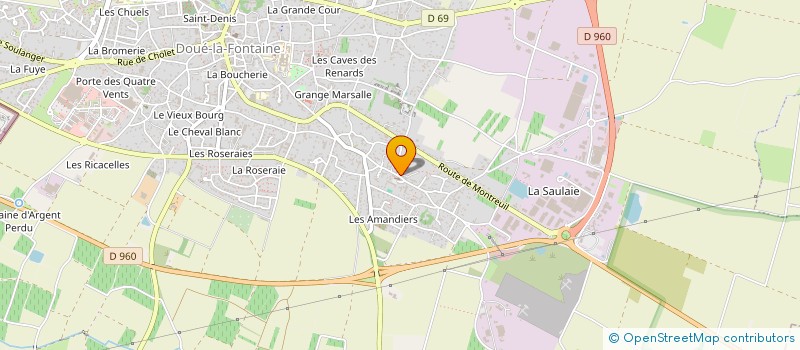 localisation de l'entreprise MONSIEUR JIMMY THIRIAU  DOUE-EN-ANJOU